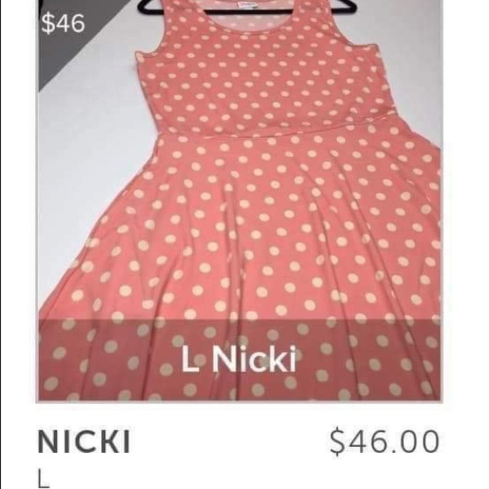 Large Lularoe Nikki Dress with Tags
